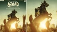 &lsquo;Azaad&rsquo;: Ajay Devgn Unveils Title and First Look of Upcoming Film Featuring Nephew Aaman Devgan and Raveena Tandon&rsquo;s Daughter Rasha Thadani (View Poster)