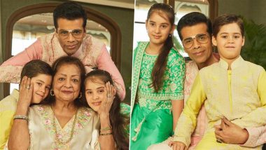 Diwali 2024: Karan Johar and Family Dazzle in Ethnic Wear During Their Joyous Festivities