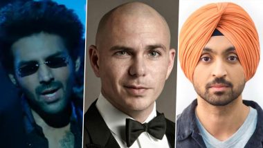 ‘Bhool Bhulaiyaa 3′ Title Track: Kartik Aaryan Dazzles With ’Spooky Slide’ Dance Moves in Pitbull-Diljit Dosanjh Collaboration (Watch Video)