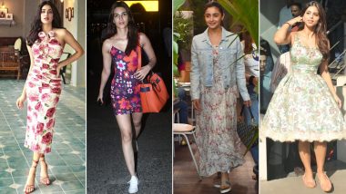 Hot or Cute? From Suhana Khan to Janhvi Kapoor, B-town Beauties Flaunt Their Floral-Print Dresses (View Pics)