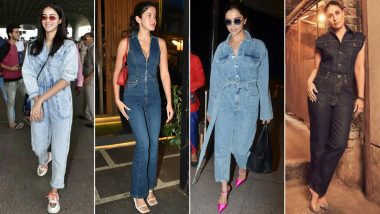 Deepika Padukone, Kareena Kapoor Khan & Others Slay Casually in Their Denim Jumpsuits! View Pics