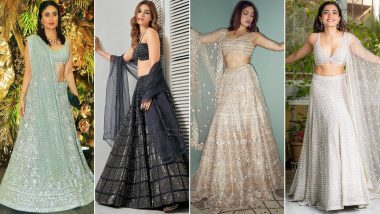 Diwali 2024 Fashion: Kareena Kapoor Khan, Rashmika Mandanna's Stunning Lehengas Will Help You Get Ready for This Auspicious Day (View Pics)