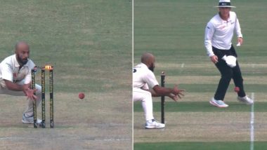 Sajid Khan Knocks Over Bails With Bicep As Zak Crawley Survives An Easy Run-Out During PAK vs ENG 2nd Test 2024 In Multan (Watch Video)