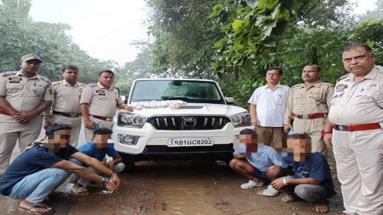 Police Seize 102,000 Yaba Tablet Haul Worth INR 2.55 Crore in Dhalai District 