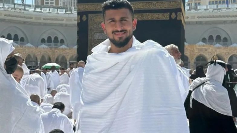 Umran Malik Peroforms Umrah, Indian Fast Bowler Shares Pictures From Pilgrimage To Mecca (See Pic) | 🏏 Reportr Door