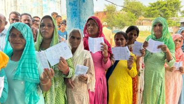 Jammu and Kashmir Assembly Elections 2024 Phase 3 Polling: Voter Turnout of 56.1% Till 3 PM; Check District-Wise Data