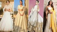 Kiara Advani, Kriti Sanon's White Lehengas Can Be Perfect for Your Winter Weddings (View Pics)