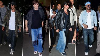 Shah Rukh Khan Birthday: Superstar's Airport Wardrobe is a Blend of Comfort and Luxury (View Pics)