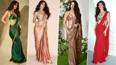 Disha Patani's Saree Looks that Are Too Hot To Handle!