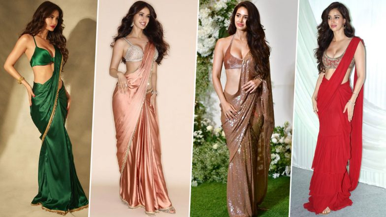 Disha Patani's Saree Styles Deserve a Round of Applause; 7 Times She Left Us in Awe (View Pics)