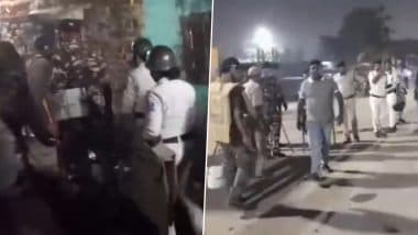 Howrah Violence: Stone Pelting Erupts As 2 Groups Clash at Mobile Shop in West Bengal’s Shalimar; 2 Detained (See Pic and Video)