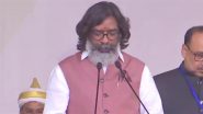 Hemant Soren Sworn in As Jharkhand CM: JMM Leader Takes Oath As Chief Minister, Rahul Gandhi, Mamata Banerjee Attend Swearing-In Ceremony (Watch Video)