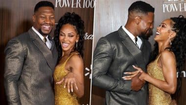 Jonathan Majors Announces Engagement With Meagan Good at EBONY Power 100 Gala Amid Legal Drama