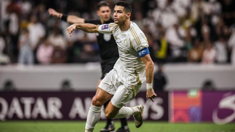 Al-Gharafa 1-3 Al-Nassr AFC Champions League Elite 2024–25: Cristiano Ronaldo's Brace, Angelo Gabriel Goal Help Riyadh-Based Club Notch Up Easy Win