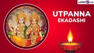 Utpanna Ekadashi 2024 Wishes: Share Happy Utpanna Ekadashi Greetings, Messages, Images and HD Wallpapers To Celebrate the Auspicious Day