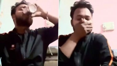 Agra Shocker: Man Drinks Mosquito Repellent After Breakup With Girlfriend, UP Police Save Him After He Streams Suicide Attempt on Instagram Live