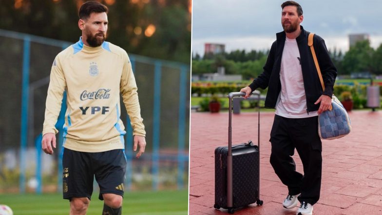 Lionel Messi Joins Argentina National Football Team Ahead of FIFA World Cup 2026 Qualifiers (See Photos)