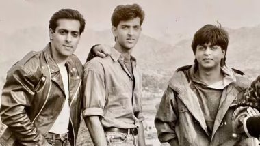 ‘I Look Like Young Kabir’: Hrithik Roshan Shares Unseen Photos As AD From ‘Karan Arjun’ Set Featuring Shah Rukh Khan and Salman Khan