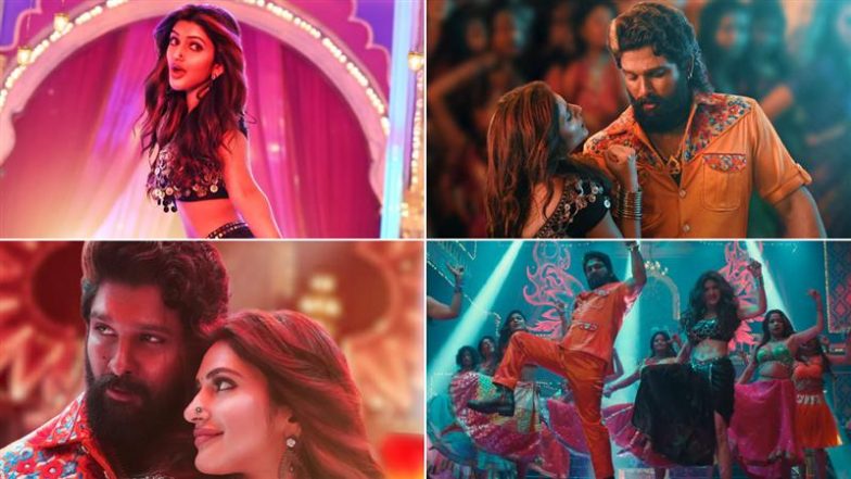 ‘Pushpa 2 – The Rule’ Song ‘Kissik’: Allu Arjun and Sreeleela Set the Stage Ablaze With Their Sexy Dance Moves (Watch Lyrical Video)