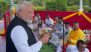 PM Modi on 2-Day Visit to Guyana: Prime Minister Narendra Modi Joins Ram Bhajan Chant at Promenade Garden in Georgetown During Historic Visit (Watch Videos)