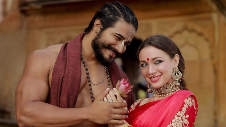 Bengali Actor Gourab Mondal and Russian Odissi Dancer Chintamani Diana ...