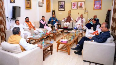 BJP Leaders Strategise Campaign Plan at Giriraj Singh’s Delhi Residence for Bihar Assembly Polls