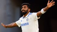 Jasprit Bumrah Receives Massive Praise From Former Mumbai Indians Teammate Lasith Malinga, Ex-Sri Lanka Star Calls Indian Quick ‘Best in the World' After His Solid Show During IND vs AUS 1st Test 2024