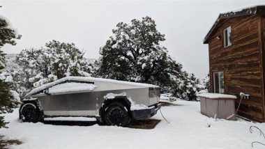 Cybertruck Powers Cabin in Snow, Tesla Highlights Powershare Feature (See Pic)