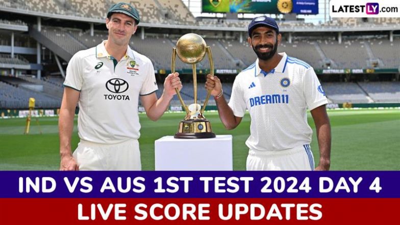 AUS 17/4 in 5.3 Overs ( Target 534 )|India vs Australia Live Score Updates of 1st Test 2024 Day 4: Mohammed Siraj Gets Usman Khawaja