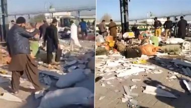 Pakistan Blast: At Least 21 Killed, Over 30 Injured in Bomb Blast at Quetta Railway Station in Balochistan (Watch Videos)