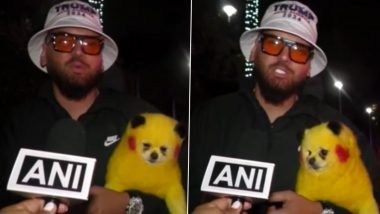 US Presidential Election 2024: Donald Trump Supporter Paints Dog As ‘Pikachu’ as Part of ‘Dogs for Trump’ Movement