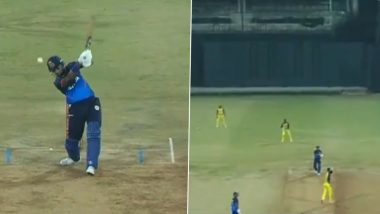 Hardik Pandya Sets SMAT 2024 On Fire, Hits Gurjapneet For 29 Runs In One Over During Baroda vs Tamil Nadu Match