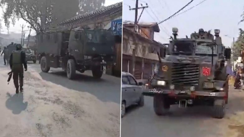 Srinagar Encounter: 4 Soldiers Injured in Gunfight Between Terrorists and Security Forces in Kishtwar, Searches Continue in Ishbar Forest Area