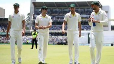 Australia&rsquo;s Pat Cummins, Mitchell Starc, Josh Hazlewood, Nathan Lyon Become First Quartet To Touch 500 Test Wickets Together, Achieves Feat in IND vs AUS 1st Test 2024