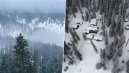 Snowfall in Jammu and Kashmir: Gulmarg, Sonamarg and Pahalgam Receive First Snowfall of the Season; Rainfall Expected in Srinagar (Watch Video)