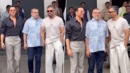 Akshay Kumar, Suniel Shetty and Paresh Rawal Have a &lsquo;Hera Pheri&rsquo; Reunion at Mumbai Airport (Watch Video)