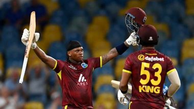 WI vs ENG 3rd ODI 2024: Keacy Carty Makes History, Becomes First Sint Maarten Player To Score ODI Century As West Indies Clinch Series Win Over England