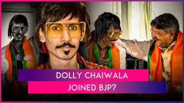 Dolly Chaiwala Joined BJP? Instagram Influencer Shares Stage With Kailash Vijayvargiya in Nagpur Ahead of Maharashtra Assembly Elections, Sparks Speculation of Joining Politics