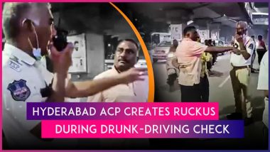 Hyderabad: Traffic ACP Tries To Protect Friends From Breathalyser Test, FIR Registered After Video Goes Viral