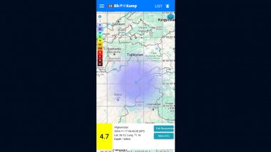 Earthquake in Afghanistan: Quake of Magnitude 4.7 on Richter Scale Jolts Landlocked Country