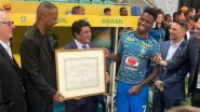 Vinicius Jr is Cameroonian! Real Madrid Star Forward Receives Certificate of Ancestry During Brazil vs Uruguay FIFA World Cup 2026 CONMEBOL Qualifier Following DNA Test Result