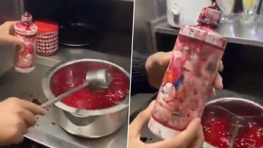 Basti Shocker: Shopkeeper Caught Using Liquid Colour in Juice Instead of Fruits in Uttar Pradesh, Video Goes Viral