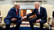 Donald Trump Inauguration Ceremony 2025: Joe Biden With Wife To Attend President-Elect’s Inauguration in January 20, Confirms White House