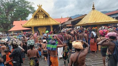 Sabarimala Nada Opening Time 2024: Kerala’s Sabarimala Temple To Open for Mandala Makaravilakku Festival Marking the Beginning of 2-Month-Long Pilgrimage Season