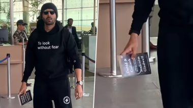 ‘Bhool Bhulaiyaa 3’: Kartik Aaryan Spotted at Airport With a New Read That Reflects His Movie’s Success in Diwali Box Office Clash (Watch Video)