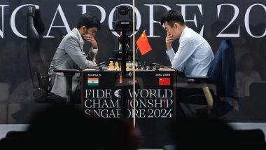 How To Watch D Gukesh vs Ding Liren Game 2 Free Live Streaming Online? Get Free Telecast Details of FIDE World Chess Championship 2024 Match on TV