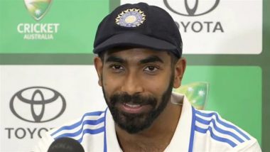 ‘Yaar 150 Daala Hai Maine’ Jasprit Bumrah Responds After Being Addressed as Medium Pace Bowler by a Journalist During Press Conference Ahead of IND vs AUS BGT 2024–25 1st Test (Watch Video)