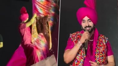 ‘Ae Kudiyan Da Te Nahi?’: Diljit Dosanjh Impresses Ahmedabad Crowd by Wearing Desi Jacket Onstage Gifted by Fan (Watch Video)