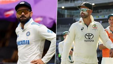 Nathan Lyon Lauds Virat Kohli Ahead of Border-Gavaskar Trophy 2024–25, Says ‘I’ve Got Nothing but Respect for Him; He’s a Champion’