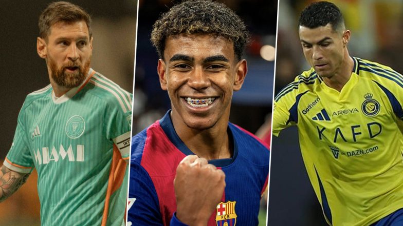 Lionel Messi, Lamine Yamal Amongst FIFA Men's Player 2024 Nominees; Cristiano Ronaldo, Kylian Mbappe in Contention for Attackers Category in the Best Football FIFA Awards